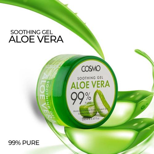 Cosmo 99% Pure Smoothing Aloe Vera Gel 250Ml-Green