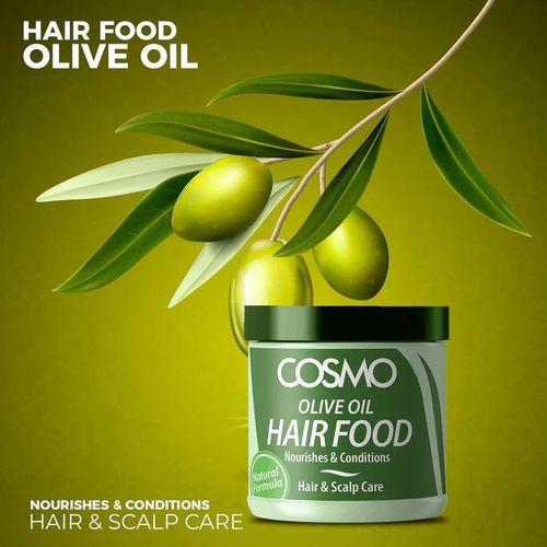 Cosmo Olive Oil Hair Food Nourishes And Conditions-170Ml