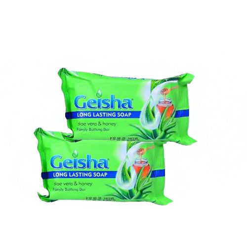 Geisha Geisha 2pcs Aloe Vera & Honey Soap - 200g