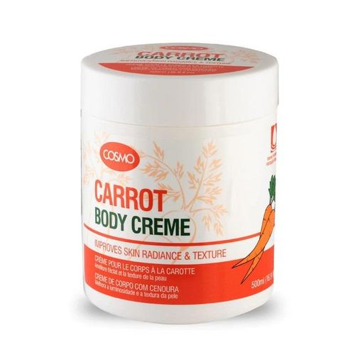 Cosmo CARROT BODY CREAM &ndash; 500ML (USA FLAG SHIPPER)