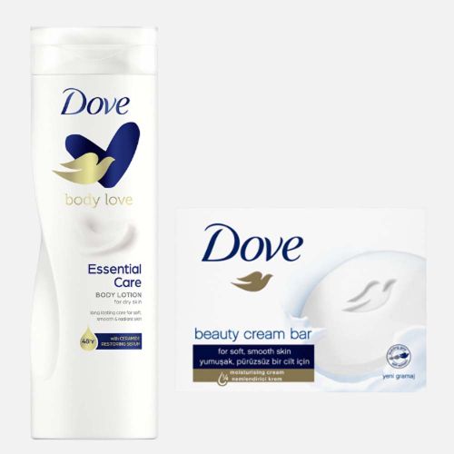 Dove Esential pack (Soap Original 90g + Lotion 400ml)