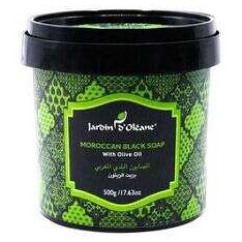Jardin D' Oleane Moroccan Black Soap With Olive Oil - 500g