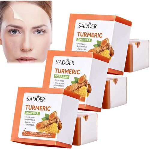Tumeric Dark Spot & Brightening Glow Bar Soap, For Face and Body - 100g