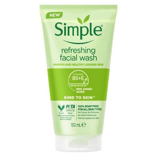 Simple Refreshing Facial Wash Gel, 150ml