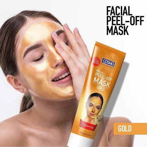 Cosmo Gold Facial Peel-Off Mask 100Ml-Gold