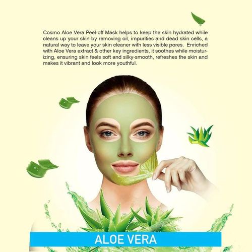 Cosmo Aloe Vera Facial Peel-Off Mask