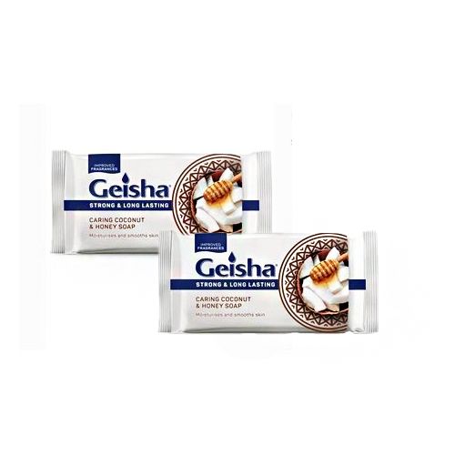 Geisha Geisha 2Pcs Coconut Milk & Honey Soap 200g