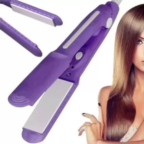 Mini Electric  Hair Straightening Iron - Multicolor