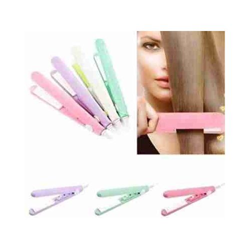 Mini Electric  Hair Straightening Iron - Multicolor