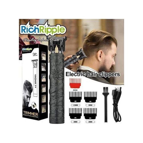 RichRipple T9 USB Charging Beard Trimmer Electric Clipper Hair Kit With Limit Comb