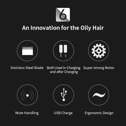 RichRipple T9 USB Charging Beard Trimmer Electric Clipper Hair Kit With Limit Comb
