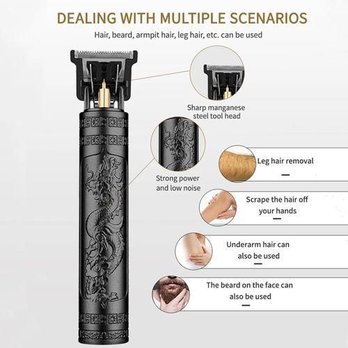 RichRipple T9 USB Charging Beard Trimmer Electric Clipper Hair Kit With Limit Comb