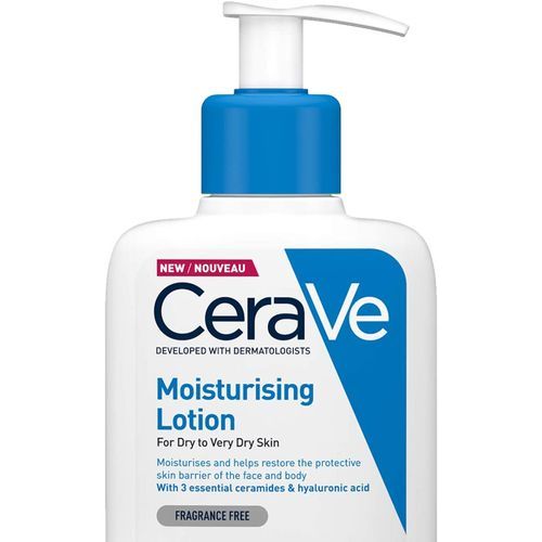 Cerave Moisturizing Lotion Daily Face & Body Moisturizer For Dry To Very Dry Skin, 16oz
