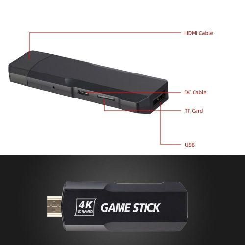 GD10 home game console wireless 2.4G highdefinition HDMI cable X2 game console twoplayer battle with multiple simulators GD10:128G 41,000 games English version