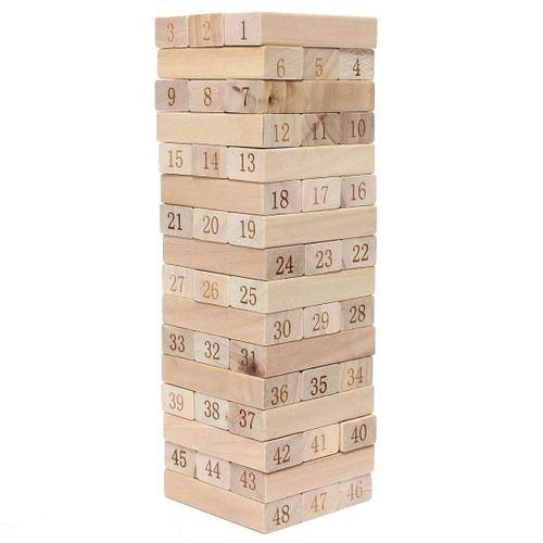 Wooden Jenga Blocks _Brown