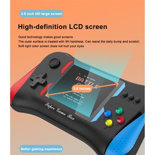 Portable Video Game Console, 3.5 Inches, HD, With 500 Games