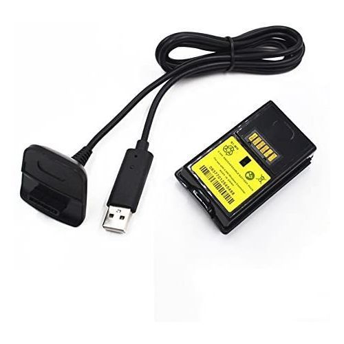 Microsoft Xbox 360 Play & Charge Kit (Charger and Battery)  - Black