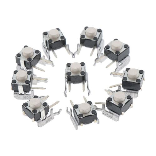 10x Bumper Button Tactile Switch 360 Controller White