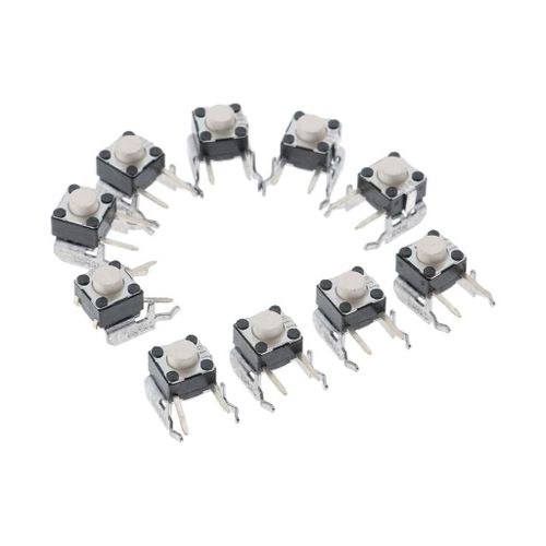 10x Bumper Button Tactile Switch 360 Controller White