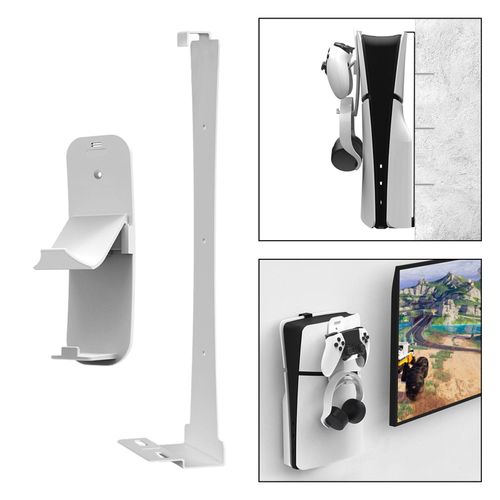 Slim  Wall Mount Bracket Heavy Duty White