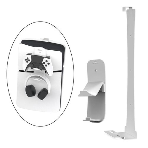 Slim  Wall Mount Bracket Heavy Duty White