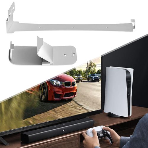 Slim  Wall Mount Bracket Heavy Duty White