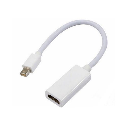 4K Mini Displayport to AV HDTV Adapter Cable for MacBook PowerBook DP V1.2 Compatible with HDMI New,White NO5235