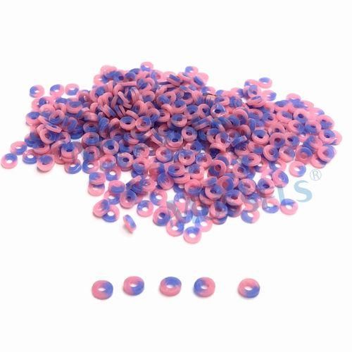 1040Pcs/Box Dental Orthodontic Elastic Ligature Ties Colorful Bands for Brackets Braces Dentistry Elastomeric Ligating Ring Tool