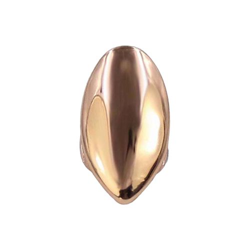 Hip Hop Rapper Teeth Grills Cosplay Copper Fang Tooth Grillz Grills Cap for Outdoor Party Teeth Ornament,Rose Gold NO5247