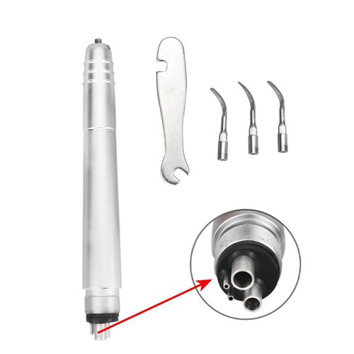 Ultrasonic Air Scaler with 3 Tips Handpiece Tools Teeth Cleaner