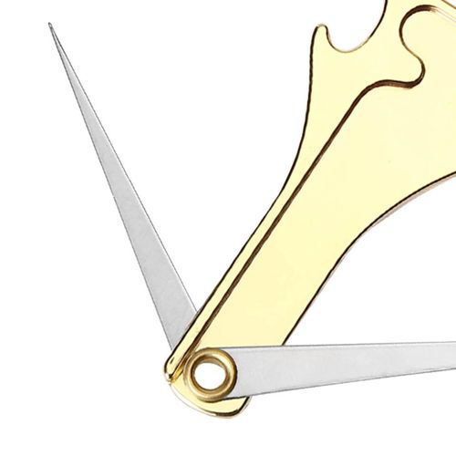 2 Portable Picks, With Bottle Opener Keychain Tool  Gold