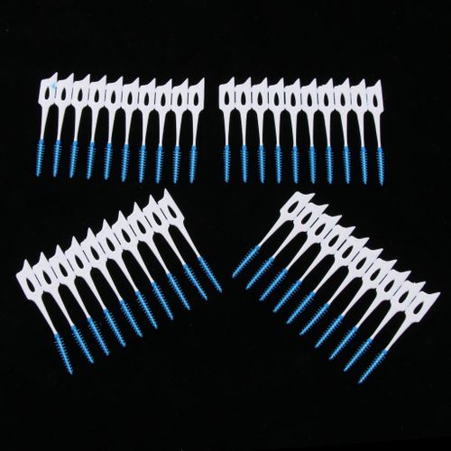 40x Silicone Home  Cleaning Instruments Interdental