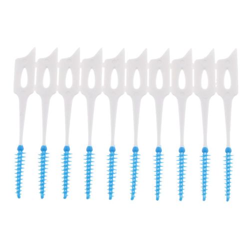 40x Silicone Home  Cleaning Instruments Interdental