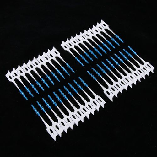 40x Silicone Home  Cleaning Instruments Interdental
