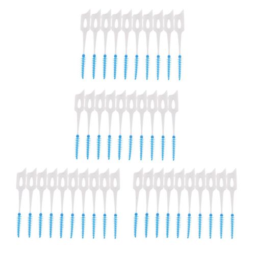 40x Silicone Home  Cleaning Instruments Interdental