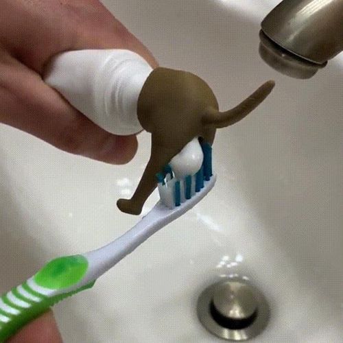 Toothpaste Topper Reusable Toothpaste Squeezer For Brown