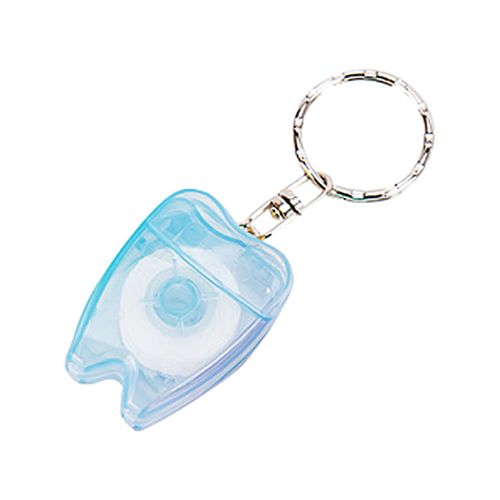 Portable Floss Keychain Essentials Tool Cleaner Tooth Blue