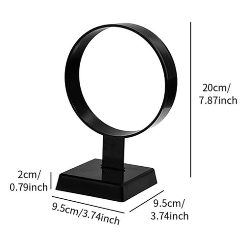 Headphone Headset Stand Stable Support Transparent Black
