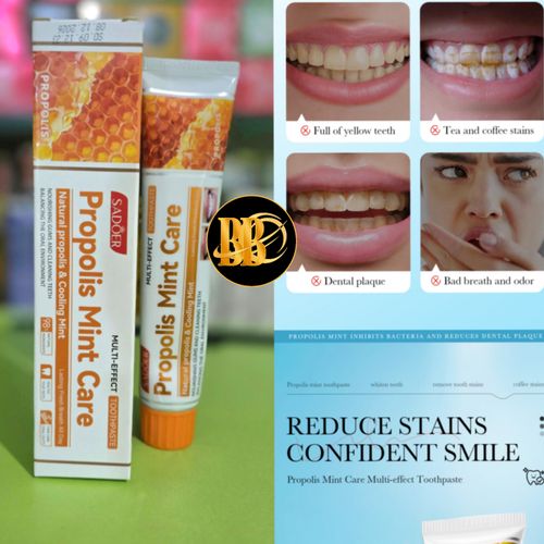 Lanbena Teeth Whitener SADOER Propolis Mint Toothpaste -100ml Toothpaste (100 ml, Pack of 1)