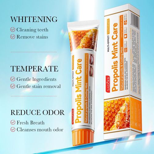 Lanbena Teeth Whitener SADOER Propolis Mint Toothpaste -100ml Toothpaste (100 ml, Pack of 1)