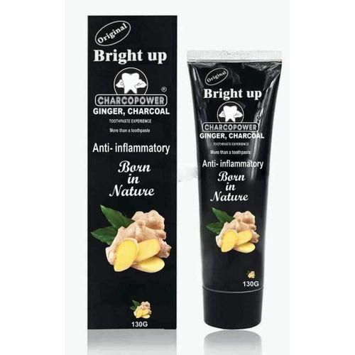 Bright Up Ginger Charcoal Teeth Whitening Strengthening Toothpaste 100g