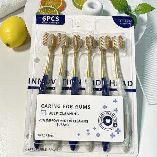 Other 6pcs Deep Cleaning Toothbrush White,Blue