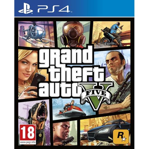 Grand Theft Auto V PlayStation 4 Game Disks- Multicolor