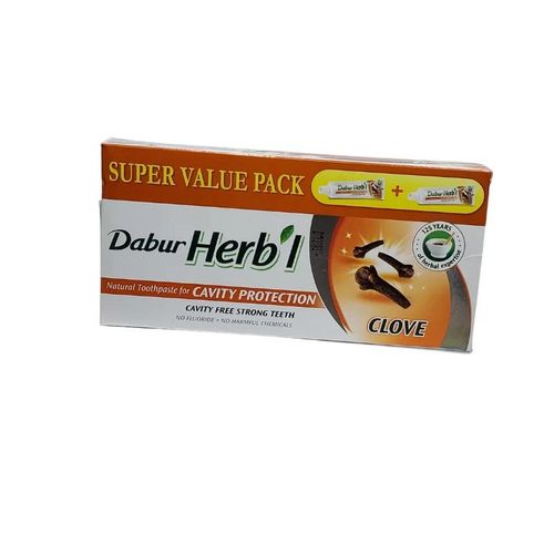 Dabur Herb'l Dabur Herb&rsquo;l Natural Toothpaste For Cavity Protection-150G 2in1