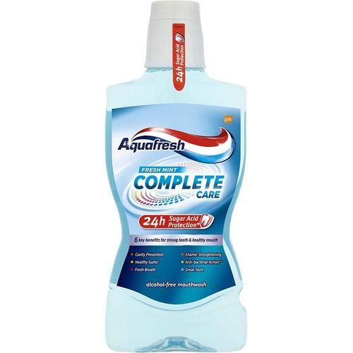 Aquafresh Complete Care Mouthwash, Fresh Mint, 500ml (UK)