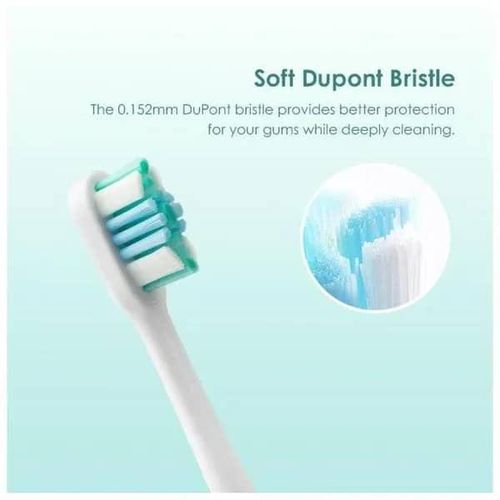 Oraimo SmartDent Electric Toothbrush OPC-ET1 Powerful Sonic Motor Toothbrush Holder Included Â Two Free Replacement Brush Heads- Green