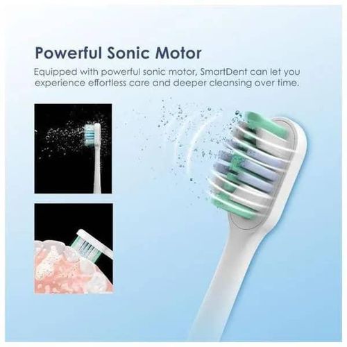 Oraimo SmartDent Electric Toothbrush OPC-ET1 Powerful Sonic Motor Toothbrush Holder Included Â Two Free Replacement Brush Heads- Green