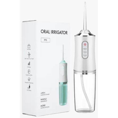 Cordless Dental Water Flosser Oral Irrigator - White