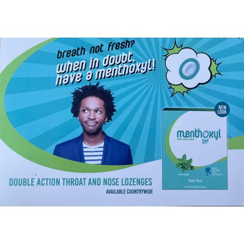 All natural Menthoxyl Lozanges Mint Flavour 50's