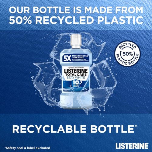 Listerine Total Care Stay White Mouthwash 500ml